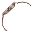 Sonata Quartz Analog Brown Dial Brown Stainless Steel Strap Watch For Women