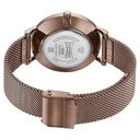 Sonata Quartz Analog Brown Dial Brown Stainless Steel Strap Watch For Women