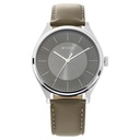 Titan Men's Urban Edge Lustrous Olive Dial Leather Watch