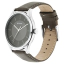Titan Men's Urban Edge Lustrous Olive Dial Leather Watch