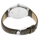 Titan Men's Urban Edge Lustrous Olive Dial Leather Watch