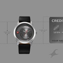 Fastrack Groove Quartz Analog Grey Dial Black Leather Strap Watch For Guys