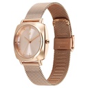 Fastrack Stunners X Quartz Analog Rose Gold Dial Stainless Steel Strap Watch For Girls