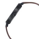 Fastrack Style Up Silver Dial Leather Strap Watch for Guys