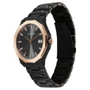 Titan Regalia Dodecagon Quartz Analog with Date Grey Dial Black Stainless Steel Strap Watch For Men
