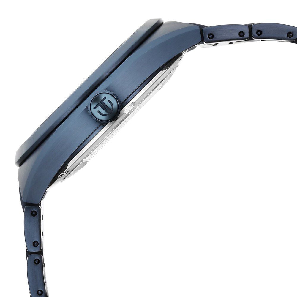 Titan Nexus Skeletal Automatic Analog with Blue Dial Blue Stainless Steel Strap Watch for Men