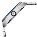 Fastrack Oceanyx Quartz Analog with Date Blue Dial Silver Strap Watch For Guys