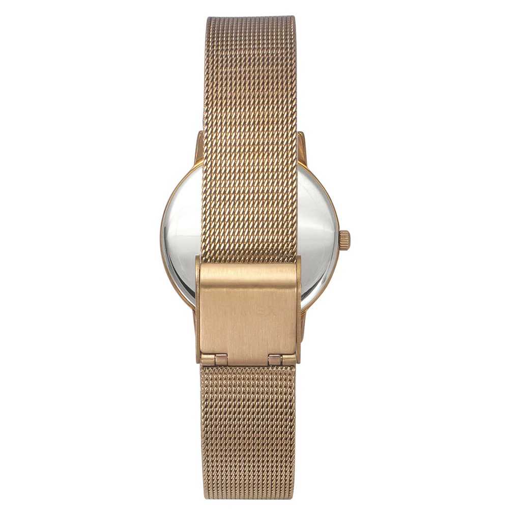 Timex Fashion Women's Rose Gold Dial Round Case 2 Hands Function Watch -TWEL15602