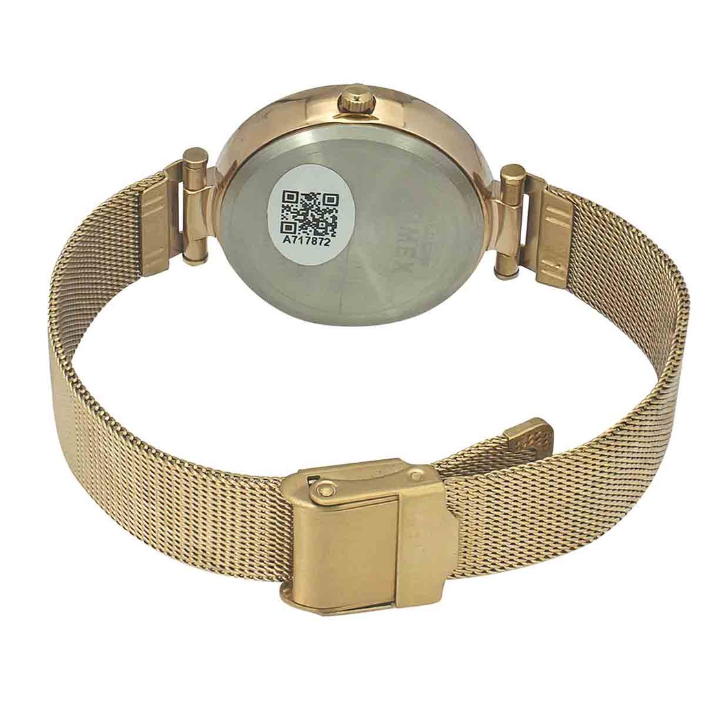 Timex Fashion Women's Blue Dial Round Case 3 Hands Function Watch -TWEL11824