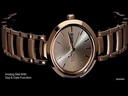 Titan Raga Viva Rose Gold Dial Women Watch With Metal Strap