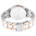 Titan Karishma Quartz Analog Black Dial Two Toned Stainless Steel Strap Watch For Men