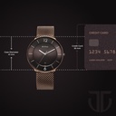 Titan Neo Splash Quartz Analog with Date Brown Dial Stainless Steel Strap Watch for Men