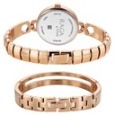 Titan Raga Contempore Quartz Analog Rose Gold Mother Of Pearl Dial Metal Strap Watch For Women