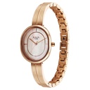 Titan Raga Contempore Quartz Analog Rose Gold Mother Of Pearl Dial Metal Strap Watch For Women