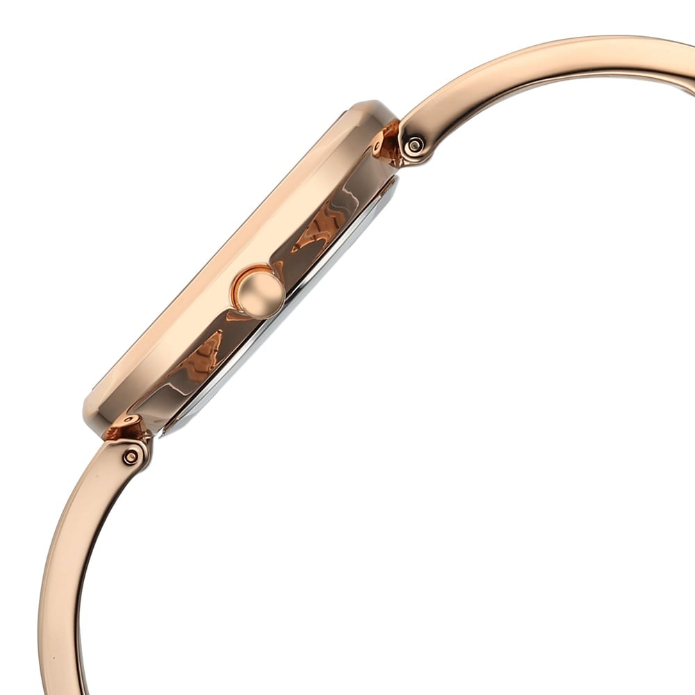Titan Raga Contempore Quartz Analog Rose Gold Mother Of Pearl Dial Metal Strap Watch For Women