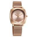 Fastrack Stunners X Quartz Analog Rose Gold Dial Stainless Steel Strap Watch For Girls