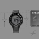 Fastrack StreetStyle Digital Dial Black Polyether Strap Watch For Unisex