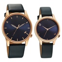 Fastrack Mixmatched Quartz Analog Blue Dial With Blue Leather Strap Watch For Couple