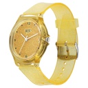 Zoop Glitter Analog Watch with Yellow Dial & Yellow Strap for Girls Kids, from House of Titan