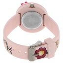 Zoop Analog Watch with Golden Dial & Pink Strap for Girls Kids, from House of Titan