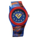 Zoop Justice League Superman Analog Watch with Blue Dial & Multicoloured Strap for Boys Kids, from House of Titan