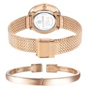 Titan Raga Memoirs Quartz Analog Mother Of Pearl Round Dial Rose Gold Metal Strap Watch For Women