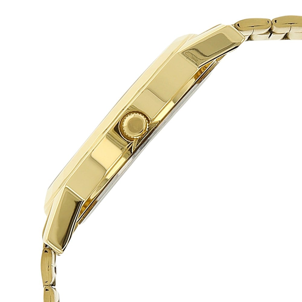 Titan Quartz Analog Silver Round Dial Golden Stainless Steel Strap Watch For Men