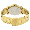 Titan Quartz Analog Silver Round Dial Golden Stainless Steel Strap Watch For Men
