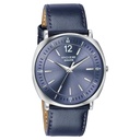Sonata Poze Quartz Analog Blue Dial Blue Leather Strap Watch For Men