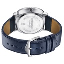 Sonata Poze Quartz Analog Blue Dial Blue Leather Strap Watch For Men