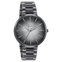 Sonata Poze Quartz Analog Grey Dial Metal Strap Watch for Men