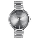 Sonata Poze Quartz Analog Grey Dial Metal Strap Watch for Men