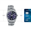 Sonata Poze Quartz Analog Blue Dial Silver Stainless Steel Strap Watch For Men