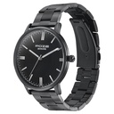 Sonata Poze Quartz Analog Black Dial Metal Strap Watch for Men