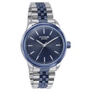 Sonata Poze Quartz Analog Blue Dial Stainless Steel Strap Watch For Men