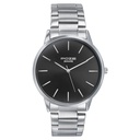 Sonata Poze Quartz Analog Black Dial Silver Color Stainless Steel Strap Watch For Men