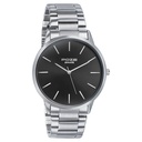 Sonata Poze Quartz Analog Black Dial Silver Color Stainless Steel Strap Watch For Men