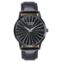 Sonata Poze Quartz Analog Black Dial Leather Strap Watch For Men