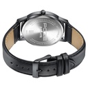 Sonata Poze Quartz Analog Black Dial Leather Strap Watch For Men