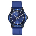 Sonata Poze Quartz Analog Blue Dial Blue Silicone Strap Watch For Men