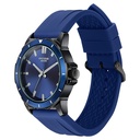Sonata Poze Quartz Analog Blue Dial Blue Silicone Strap Watch For Men