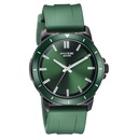 Sonata Poze Quartz Analog Green Dial Green Silicone Strap Watch For Men
