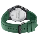 Sonata Poze Quartz Analog Green Dial Green Silicone Strap Watch For Men