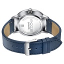 Sonata Poze Quartz Analog Blue Dial Blue Leather Strap Watch For Men