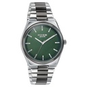 Sonata Poze Quartz Analog Green Dial Two Toned Metal Strap Watch For Men