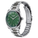 Sonata Poze Quartz Analog Green Dial Two Toned Metal Strap Watch For Men