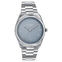 Sonata Poze Quartz Analog Blue Dial Silver Metal Strap Watch For Men