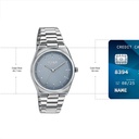 Sonata Poze Quartz Analog Blue Dial Silver Metal Strap Watch For Men
