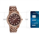 Sonata Poze Quartz Analog Brown Dial Brown Metal Strap Watch For Men