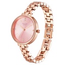 Poze by Sonata Quartz Analog Pink Dial Metal Strap Watch for Women